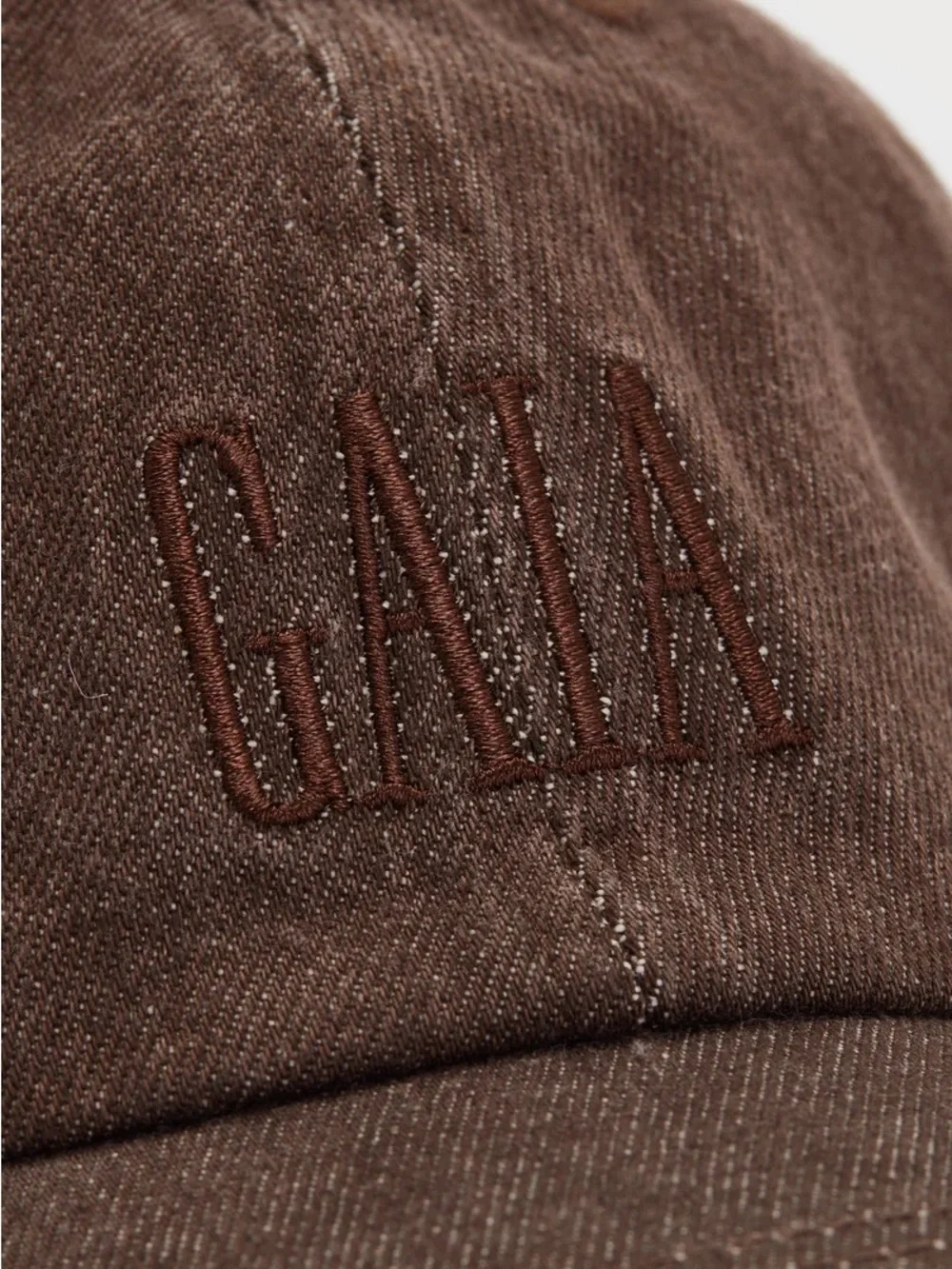 Limited Edition Gap x Cult Gaia |  Embroidered Brown Baseball Cap